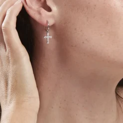 Marc Orian Créoles Argent|Bijoux Zirconium > Créoles Angel Argent Blanc Oxyde De Zirconium