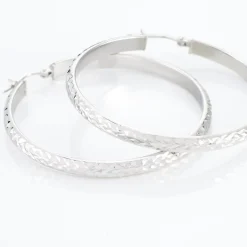 Marc Orian Créoles Argent|Créoles > Créoles Argent Blanc Esmee