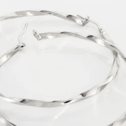 Marc Orian Créoles Argent|Créoles > Créoles Argent Blanc Ires