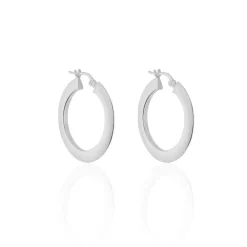 Marc Orian Créoles Argent|Créoles > Créoles Argent Blanc Mila