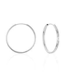 Marc Orian Créoles Argent|Créoles > Créoles Argent Blanc Najiha