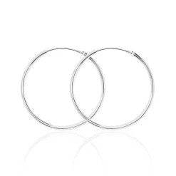 Marc Orian Créoles Argent|Créoles > Créoles Argent Blanc Najiha