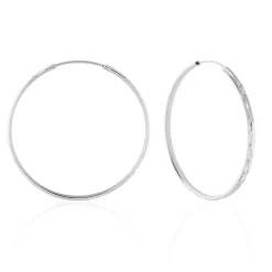 Marc Orian Créoles Argent|Créoles > Créoles Argent Blanc Najiha
