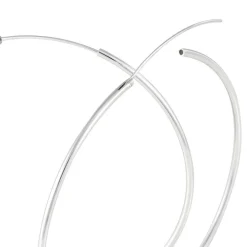 Créoles Argent Blanc Olympia