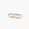 Marc Orian Créoles Argent|Créoles > Créoles Argent Rose Alieno