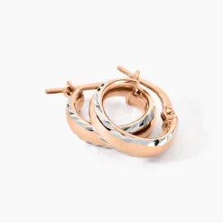 Marc Orian Créoles Argent|Créoles > Créoles Argent Rose Ava