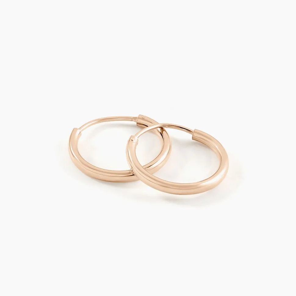 Créoles Argent Rose Olympia