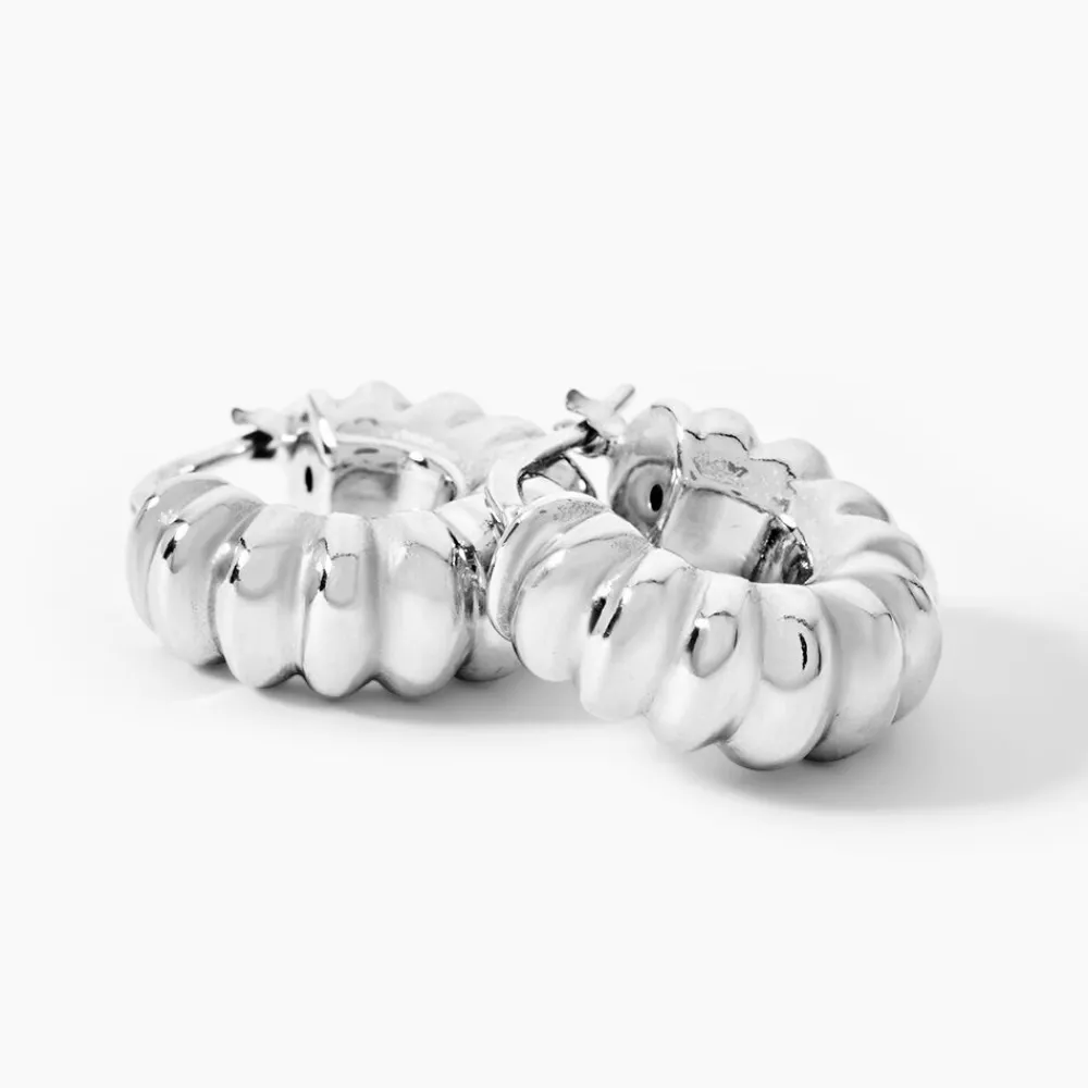 Marc Orian Créoles Argent|Créoles > Créoles Arie Argent Blanc