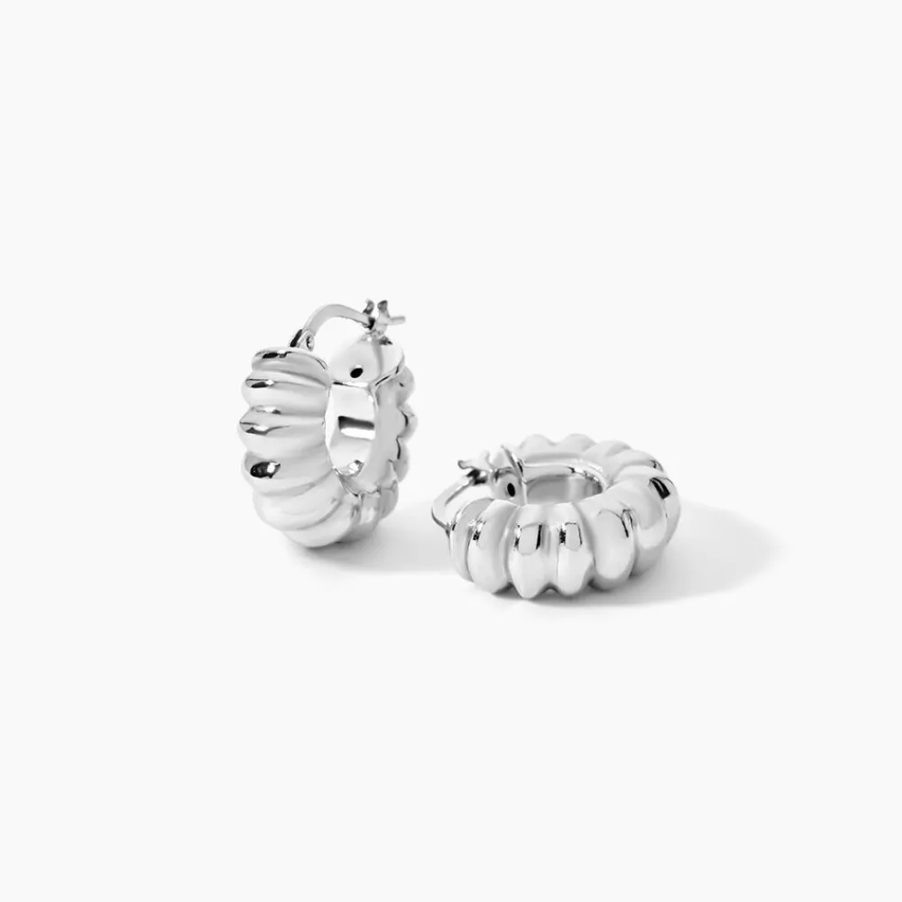 Marc Orian Créoles Argent|Créoles > Créoles Arie Argent Blanc