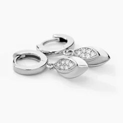 Marc Orian Créoles Argent|Bijoux Zirconium > Créoles Duchesse De Zirconium argent blanc oxyde