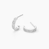 Marc Orian Créoles Argent|Bijoux Zirconium > Créoles Emaline Argent Blanc Oxyde De Zirconium