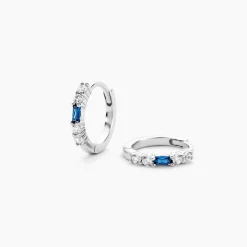 Marc Orian Créoles Argent|Bijoux Zirconium > Créoles Felisa Argent Blanc Oxyde De Zirconium