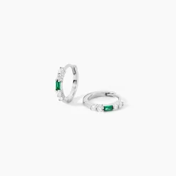 Marc Orian Créoles Argent|Bijoux Zirconium > Créoles Felisa Argent Blanc Oxyde De Zirconium