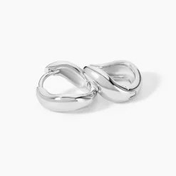 Marc Orian Créoles Argent|Créoles > Créoles Frida Argent Blanc