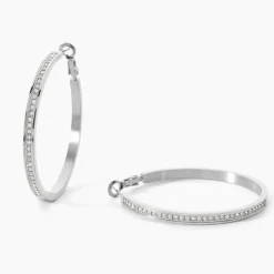 GUESS BIJOUX Bijoux Zirconium|Créoles > Créoles Guess Color My Day Acier Blanc Oxyde De Zirconium