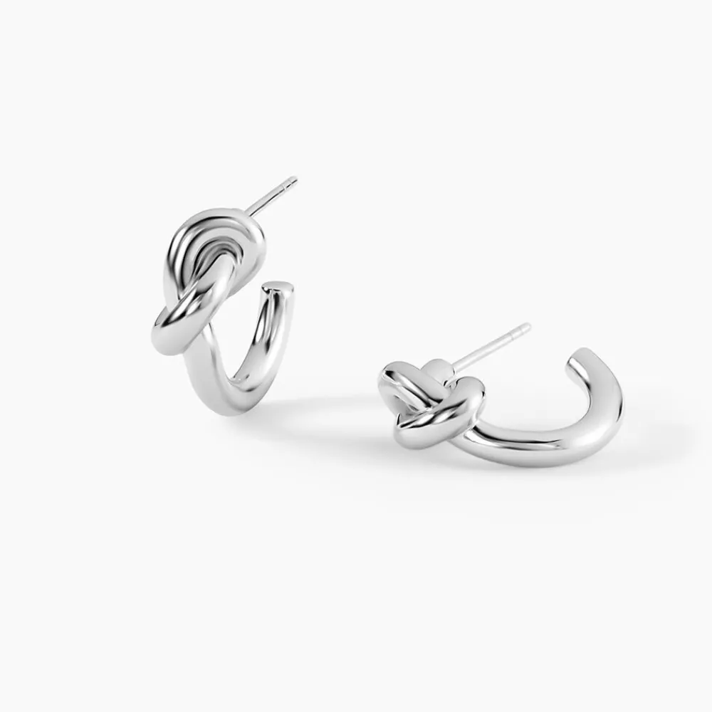 Marc Orian Créoles Argent|Créoles > Créoles Haria Argent Blanc