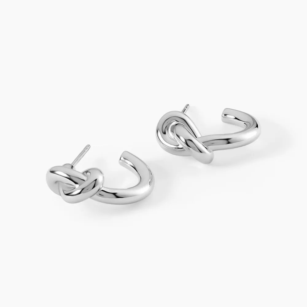 Marc Orian Créoles Argent|Créoles > Créoles Haria Argent Blanc