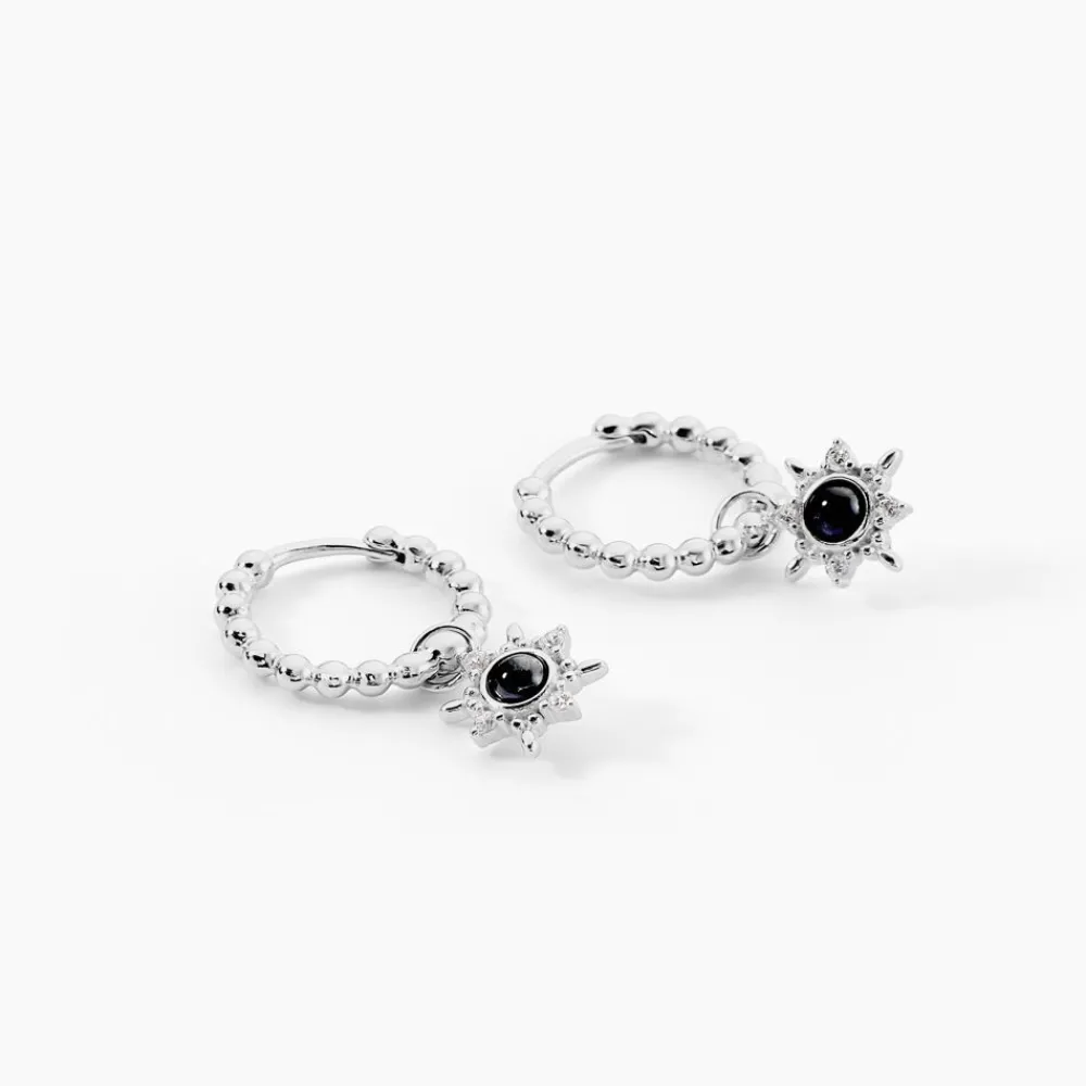 Marc Orian Créoles Argent|Bijoux Zirconium > Créoles Hesper Argent Blanc Oxyde De Zirconium