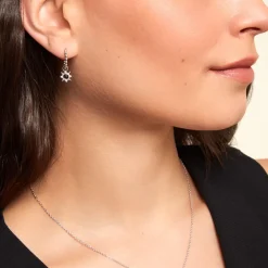 Marc Orian Créoles Argent|Bijoux Zirconium > Créoles Hesper Argent Blanc Oxyde De Zirconium