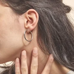 Marc Orian Créoles|Créoles Femme > Créoles Ilana Or Blanc