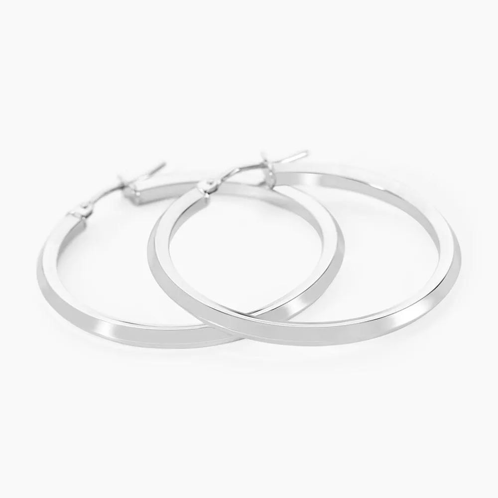 Marc Orian Créoles|Créoles Femme > Créoles Ilana Or Blanc