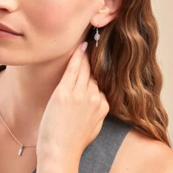 Marc Orian Créoles Argent|Bijoux Zirconium > Créoles Islene Argent Blanc Oxyde De Zirconium