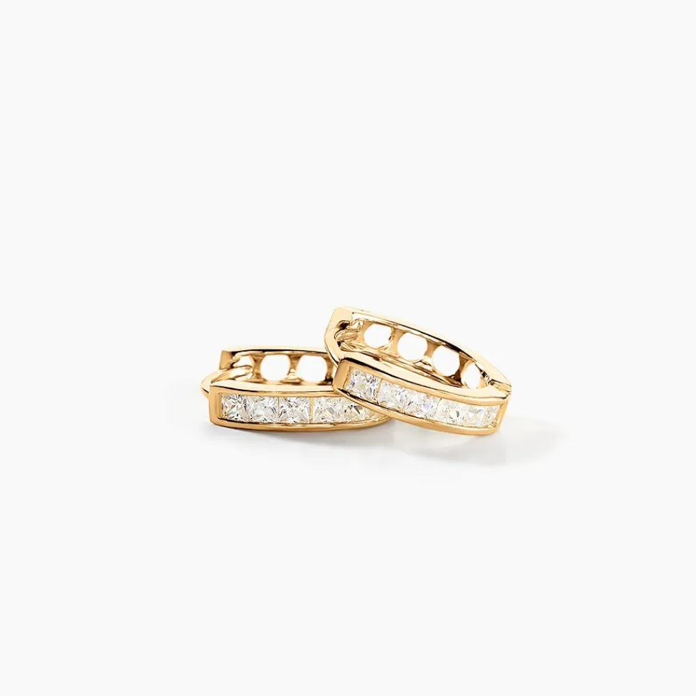 Marc Orian Bijoux Zirconium|Créoles > Créoles Ivria Or Jaune Oxyde De Zirconium