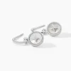 Marc Orian Créoles Argent|Créoles > Créoles Izarra Argent Blanc Nacre