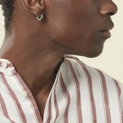 JOURDAN Créoles|Bijoux Homme > Créoles Homme Tilos Acier Blanc