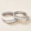Marc Orian Créoles Argent|Bijoux Zirconium > Créoles Jussi Argent Blanc Oxyde De Zirconium