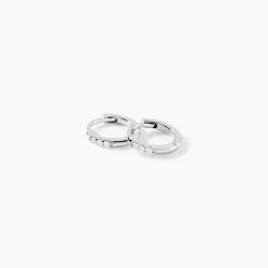 Marc Orian Créoles Argent|Bijoux Zirconium > Créoles Lauralie Argent Blanc Oxyde De Zirconium