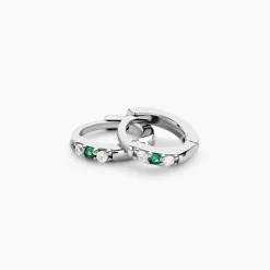 Marc Orian Créoles Argent|Bijoux Zirconium > Créoles Lauralie Argent Blanc Oxyde De Zirconium Pierre De Synthese