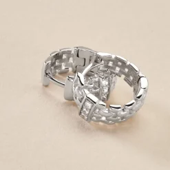 Marc Orian Créoles Argent|Bijoux Zirconium > Créoles Lilibeth Argent Blanc Oxyde De Zirconium