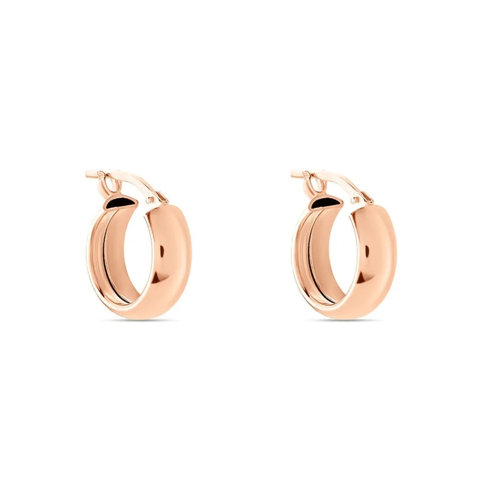 Marc Orian Créoles Argent|Créoles > Créoles Lisa Argent Rose