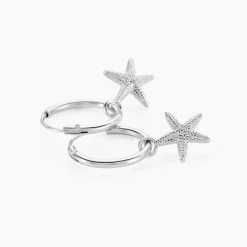 Marc Orian Créoles Argent|Créoles > Créoles Lupita Argent Blanc