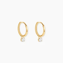 Marc Orian Bijoux Zirconium|Créoles > Créoles Massimo Or Jaune Oxyde De Zirconium