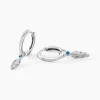 Marc Orian Créoles Argent|Créoles > Créoles Nahara Argent Blanc Oxyde De Zirconium