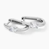 Marc Orian Créoles Argent|Bijoux Zirconium > Créoles Oddone Argent Blanc Oxyde De Zirconium