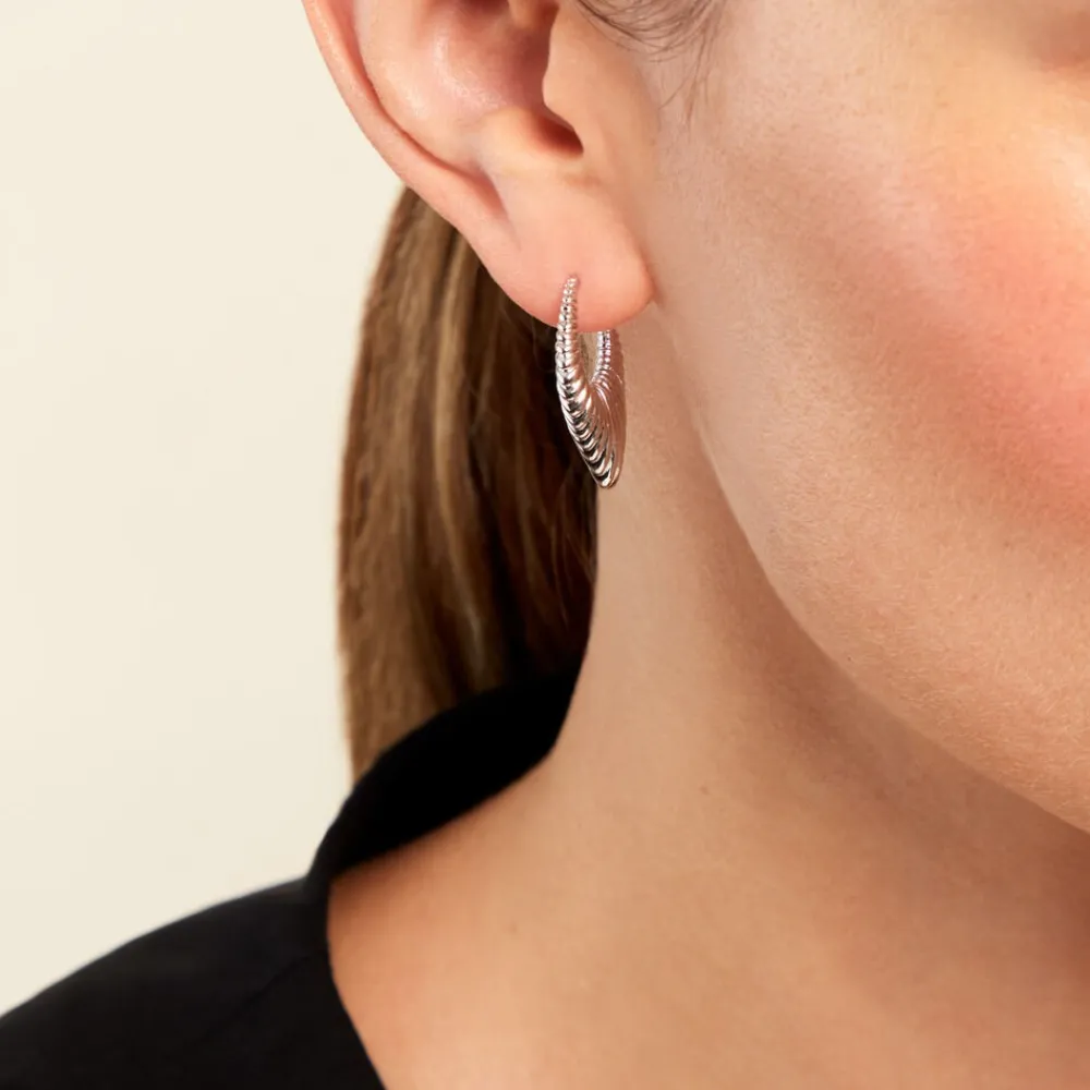 Marc Orian Créoles Argent|Bijoux Zirconium > Créoles Oksanne Argent Blanc Oxyde De Zirconium