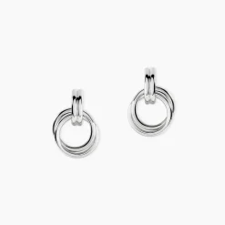 Marc Orian Créoles Argent|Créoles > Créoles Poly Argent Blanc
