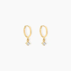 Marc Orian Créoles|Créoles Femme > Créoles Racquel Or Jaune Diamant