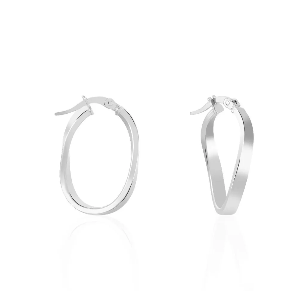 Créoles Silla Or Blanc