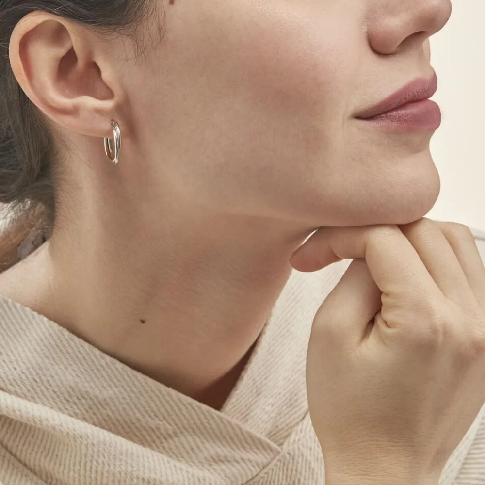 Marc Orian Créoles|Créoles Femme > Créoles Tita Or Bicolore