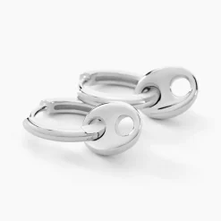 Marc Orian Créoles Argent|Créoles > Créoles Viana Argent Blanc