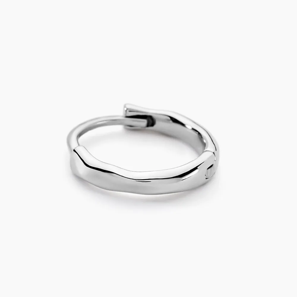 Marc Orian Créoles Argent|Créoles > Créole Sylas Argent Blanc