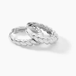 Marc Orian Créoles Argent|Créoles > Créoles Ysanne Argent Blanc