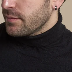 Marc Orian Créoles|Bijoux Homme > Créole Unitaire Altan Acier Blanc