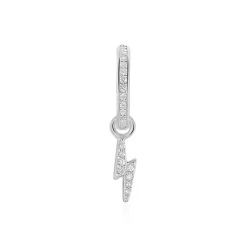 Marc Orian Créoles Argent|Bijoux Zirconium > Créole Unitaire Ancelin Rondes Argent Blanc Oxyde De Zirconium