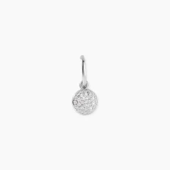Marc Orian Créoles Argent|Bijoux Zirconium > Créole Unitaire Argent Blanc Donelle Oxyde De Zirconium