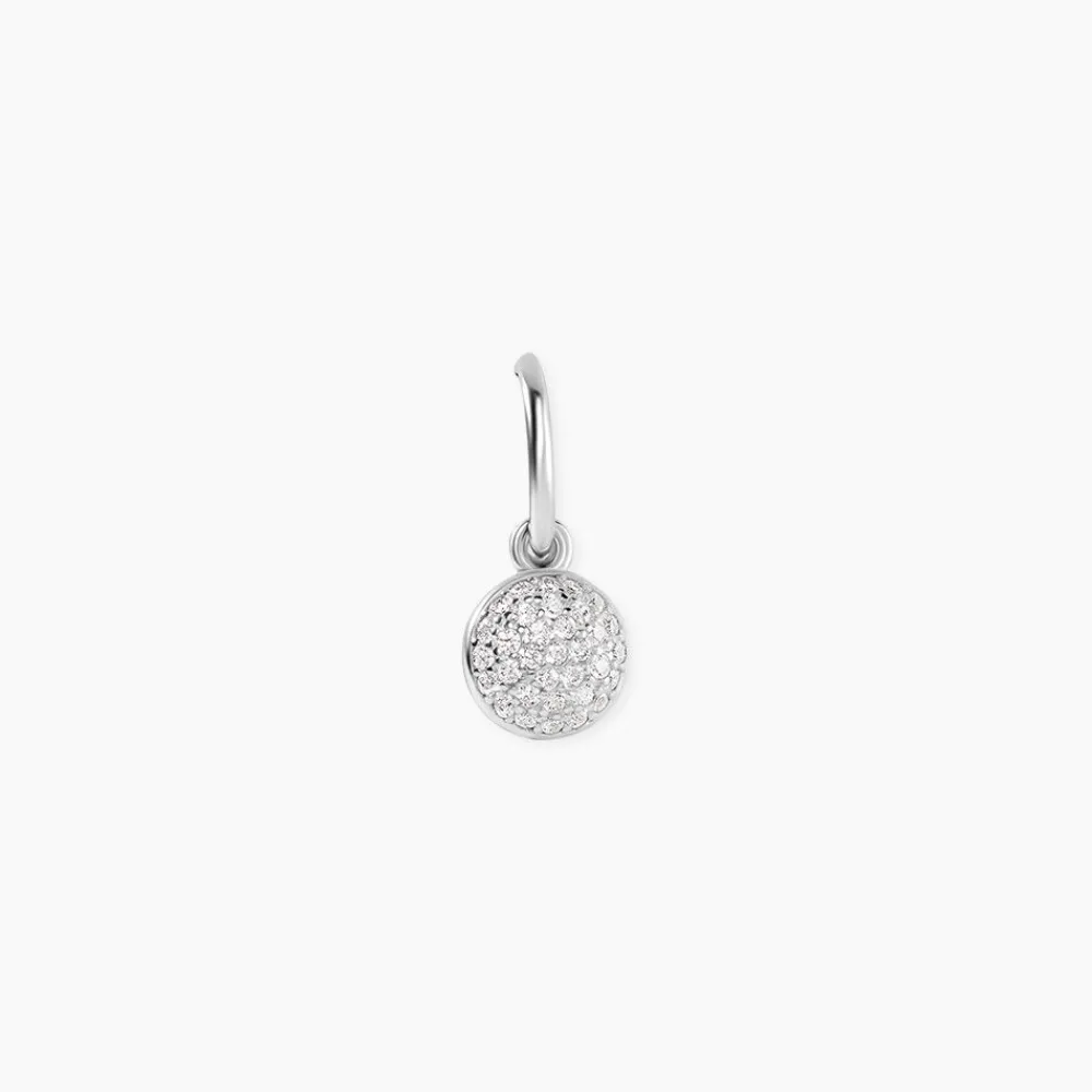 Marc Orian Créoles Argent|Bijoux Zirconium > Créole Unitaire Argent Blanc Donelle Oxyde De Zirconium